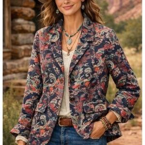 Sundance Vibrant Paisley Blazer